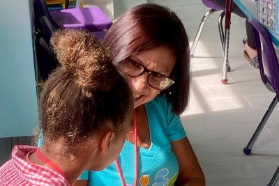 Reading with Ms Donna cropped